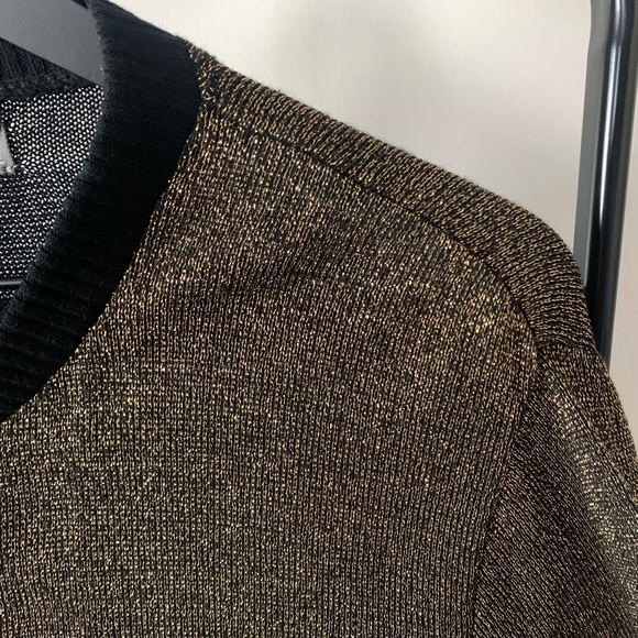 ASOS Other - Glitter Gold Bomber Jacket